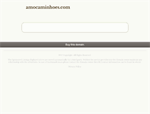 Tablet Screenshot of amocaminhoes.com